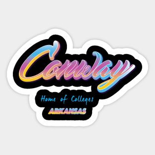 Conway Arkansas Sticker